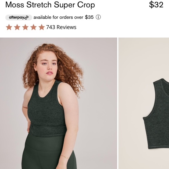 girlfriend collective Tops - NWOT girlfriend super stretch tank